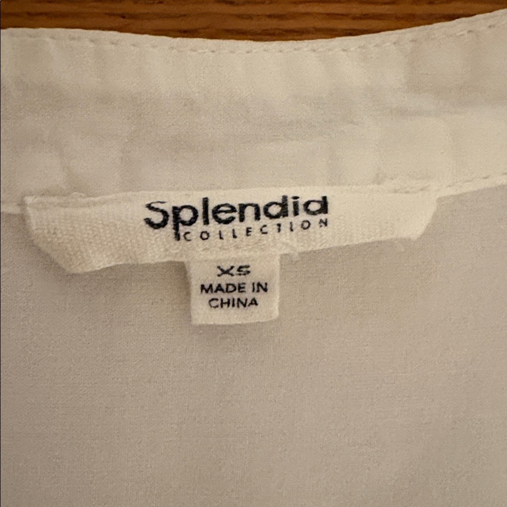 Splendid Collection White Women's Button Down Top… - image 2